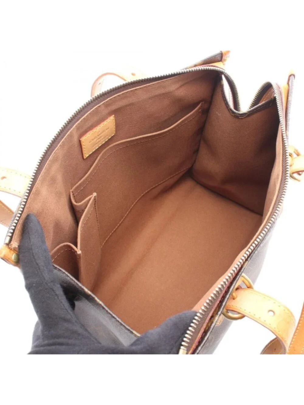Louis Vuitton Tote Popincourt Monogram Canvas Leather